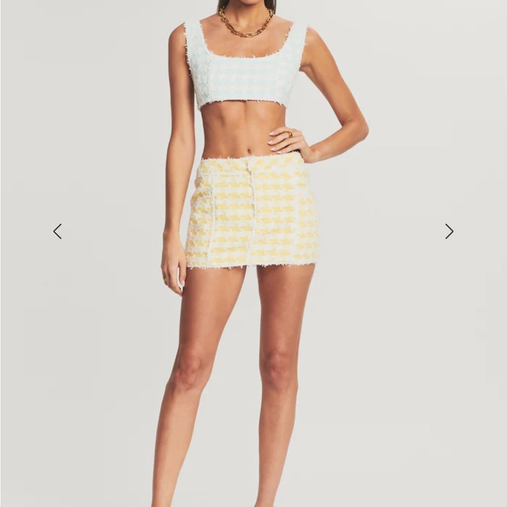 Retrofete Yellow Gali Mini Skirt 💛
